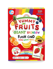 YUMMY FRUITS GIANT RAINBOW FLASH CARD 